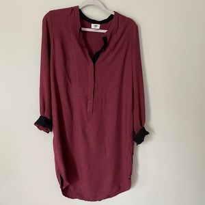 Black and Maroon Tunic